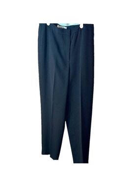 Judith hart vintage polkadot Classic Navy pleated Dress Pants size 6 petite